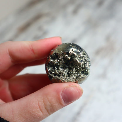 Pyrite Sphere | Abundance, Confidence &amp; Manifestation
