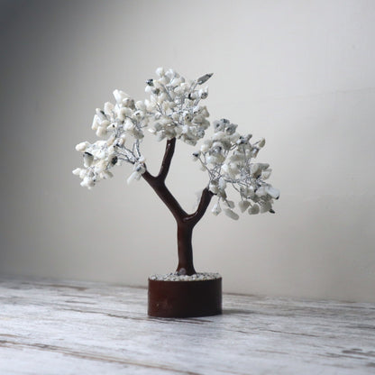 Rainbow Moonstone Large Crystal Tree | Intuition, New Beginnings & Gentle Protection