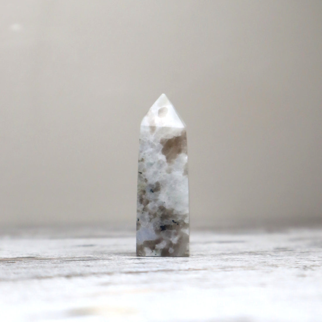 Rainbow Moonstone Mini Tower | Intuition, New Beginnings &amp; Inner Balance