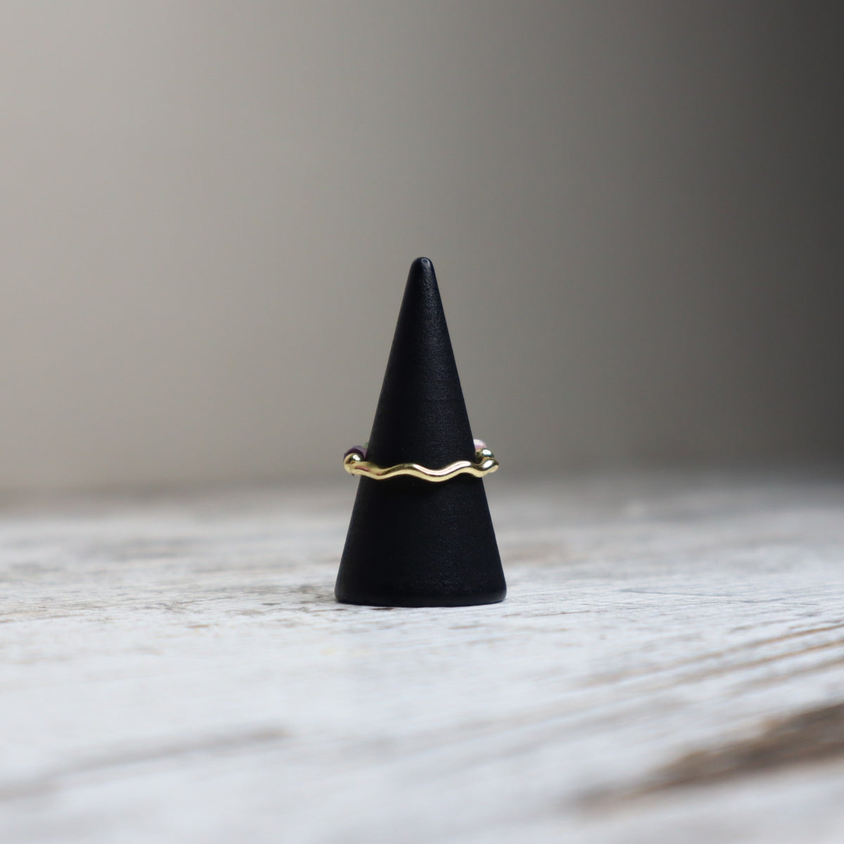 Rainbow Tourmaline Beaded Ring | Balance, Love &amp; Protection