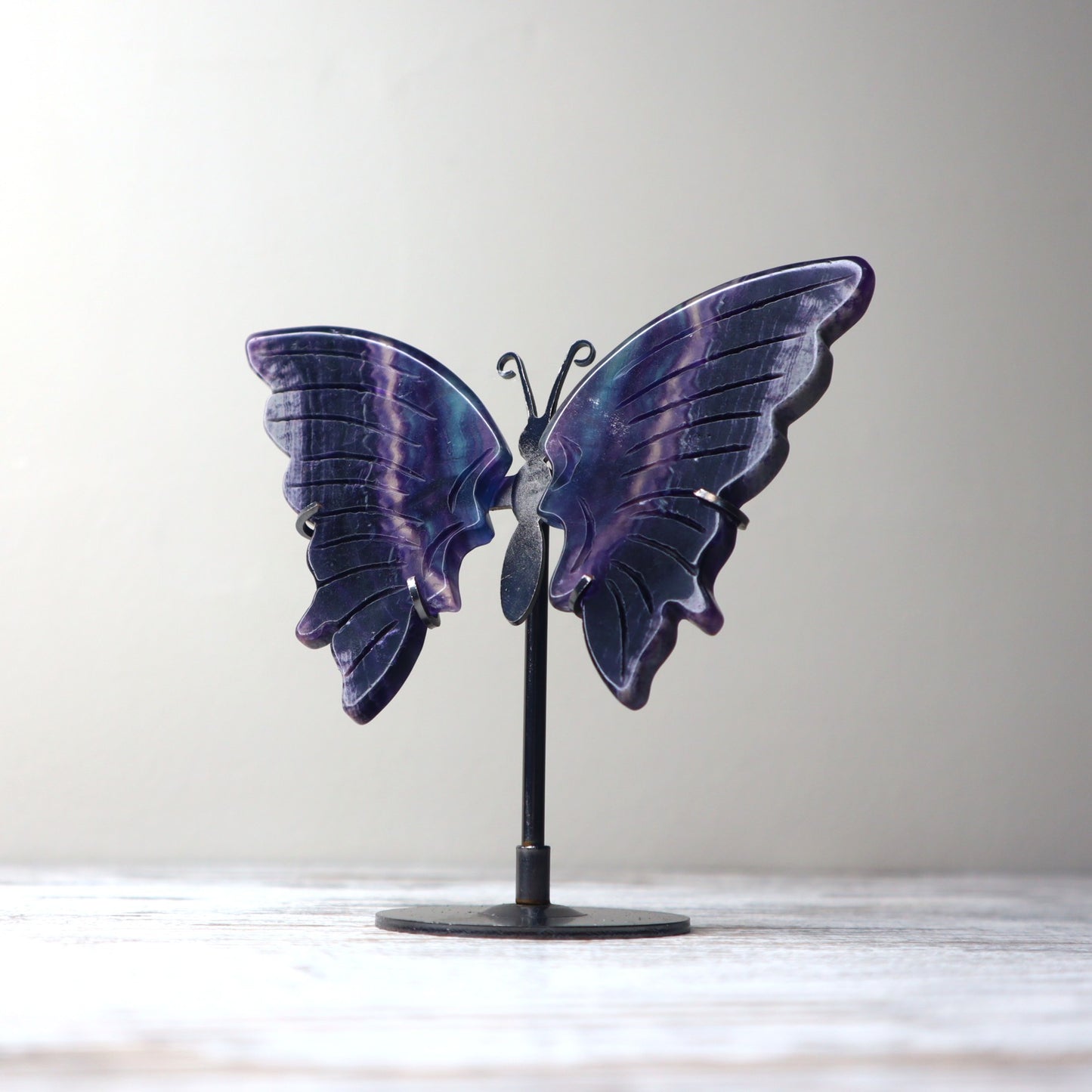 Fluorite Butterfly on Stand | Focus, Clarity & Intuition