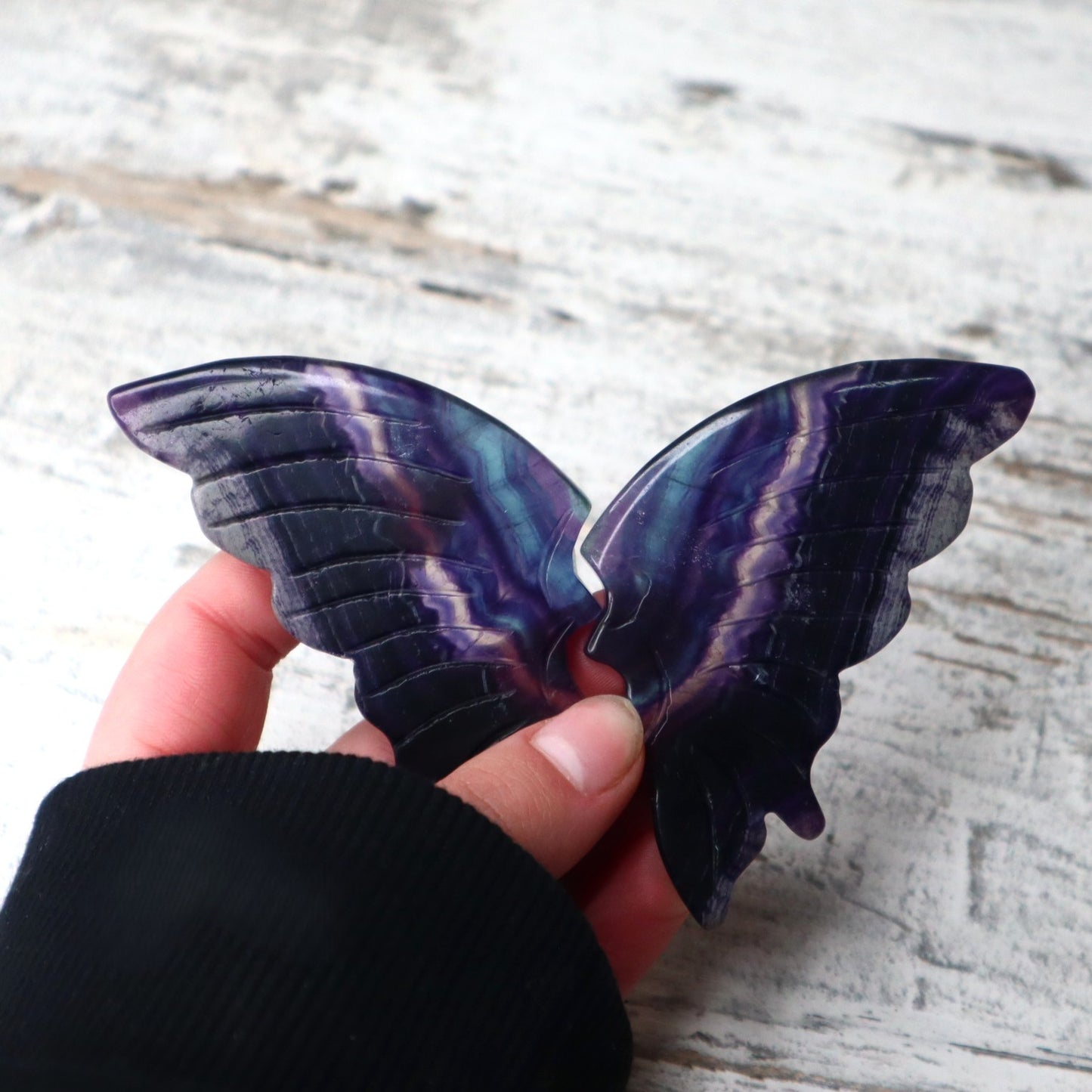 Fluorite Butterfly on Stand | Focus, Clarity & Intuition