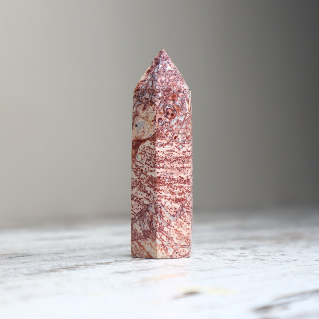 Red Net Jasper Point | Strength, Stability &amp; Energetic Protection