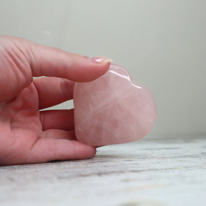 Rose Quartz Heart | Love, Compassion & Emotional Healing