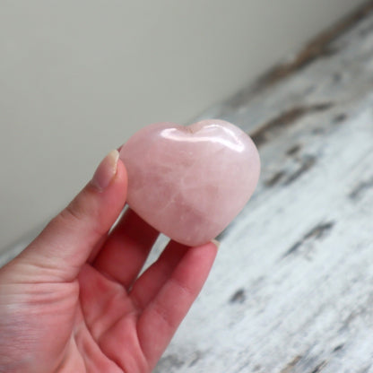 Rose Quartz Heart | Love, Compassion & Emotional Healing