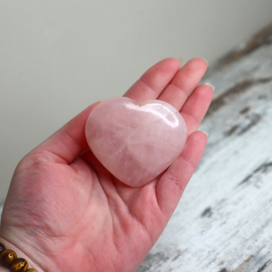 Rose Quartz Heart | Love, Compassion & Emotional Healing