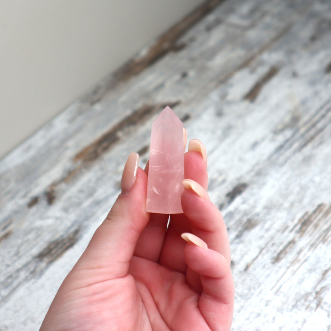 Rose Quartz Mini Tower | Self Love &amp; Heart Healing