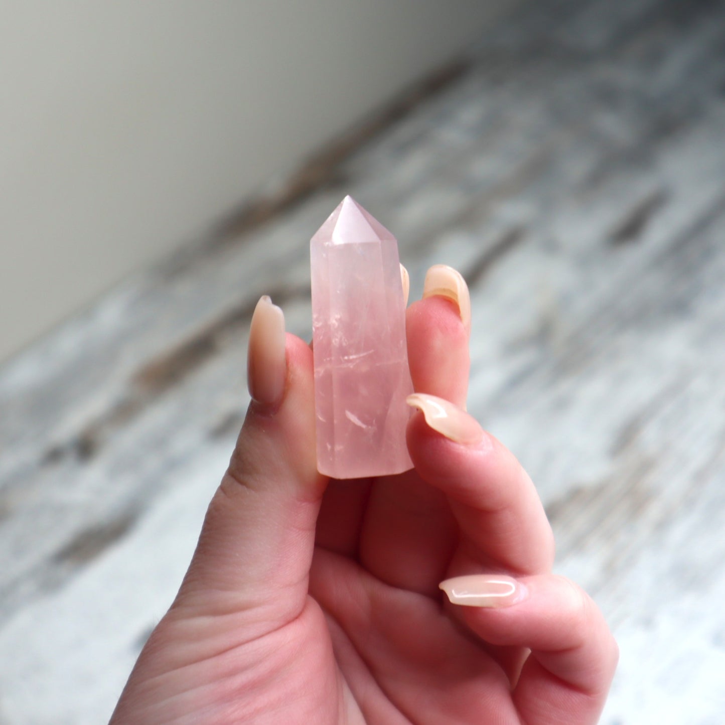 Rose Quartz Mini Tower | Self Love & Heart Healing