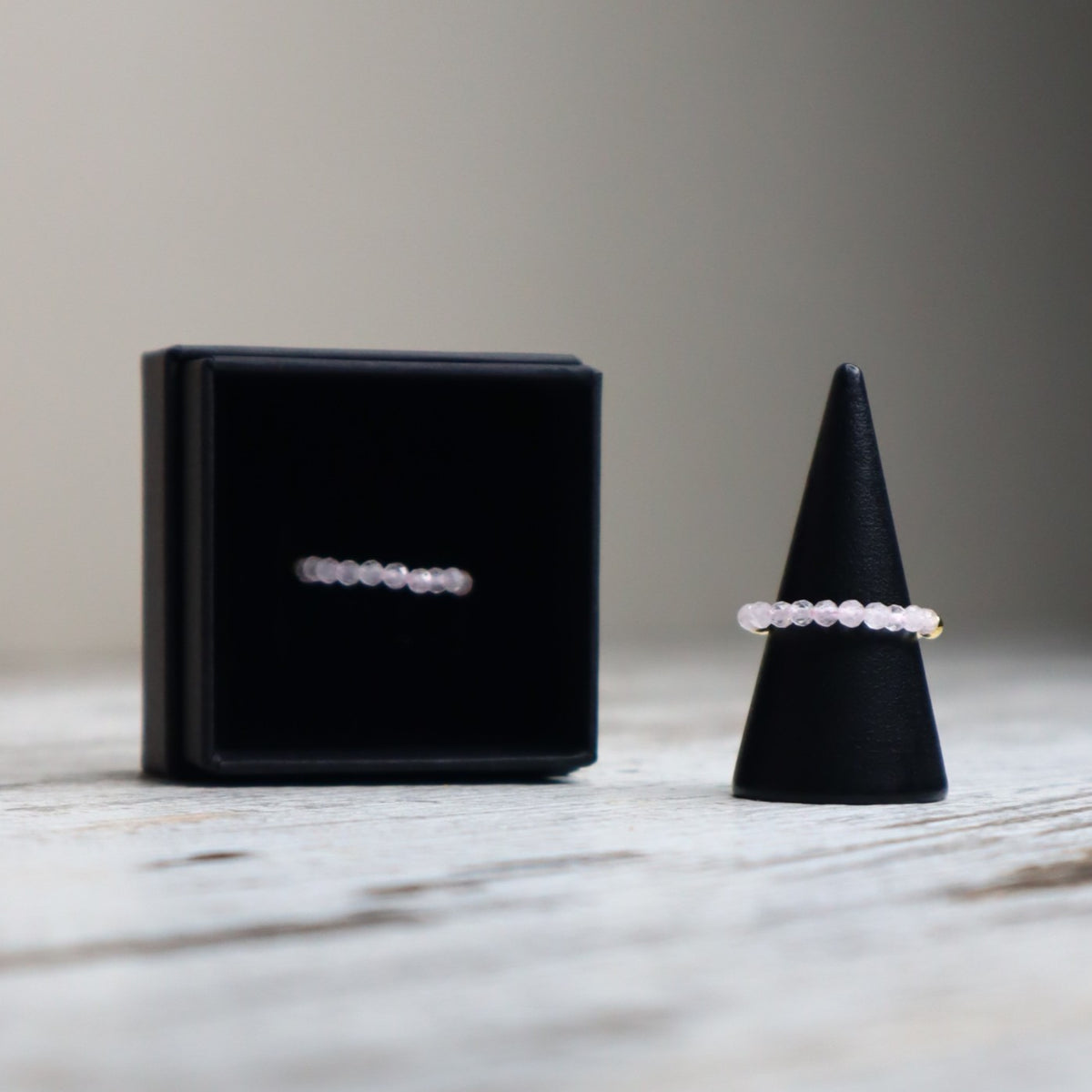 Rose Quartz Beaded Ring | Love, Self-Love &amp; Emotional Healing
