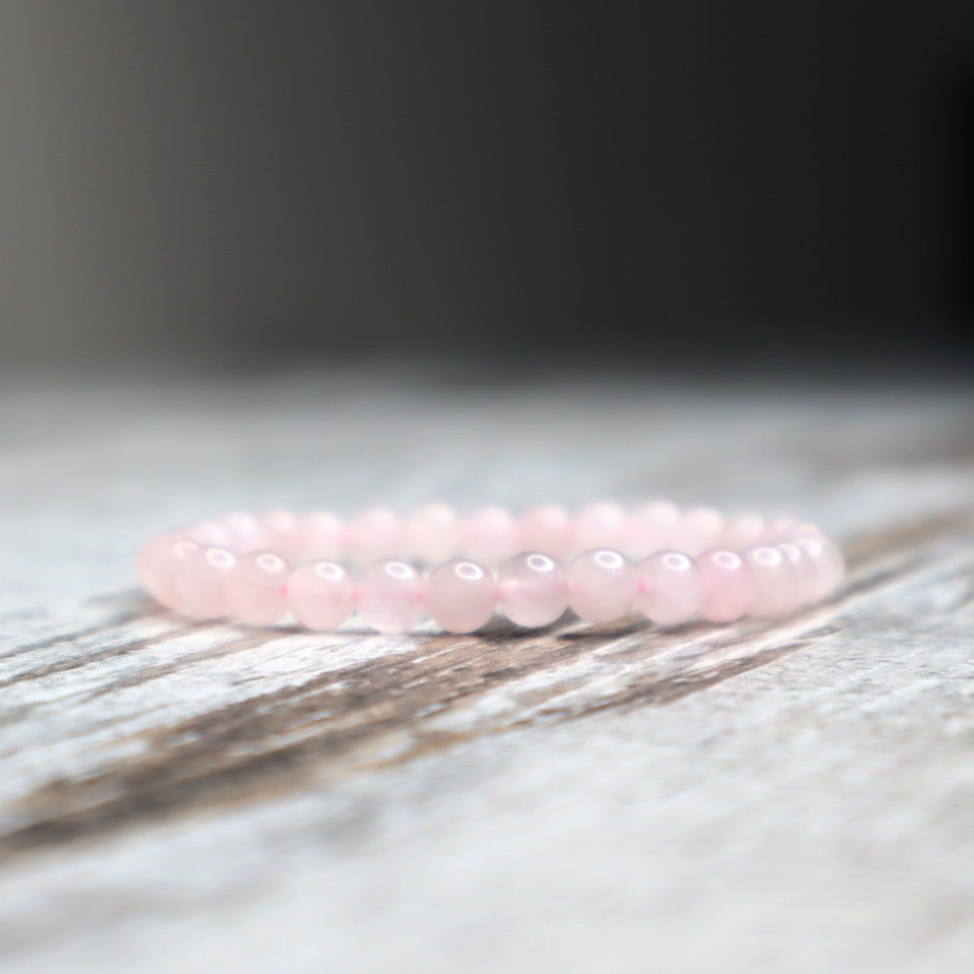 Rose Quartz Bead Bracelet | 6mm | Love, Self-Worth & Emotional Healing