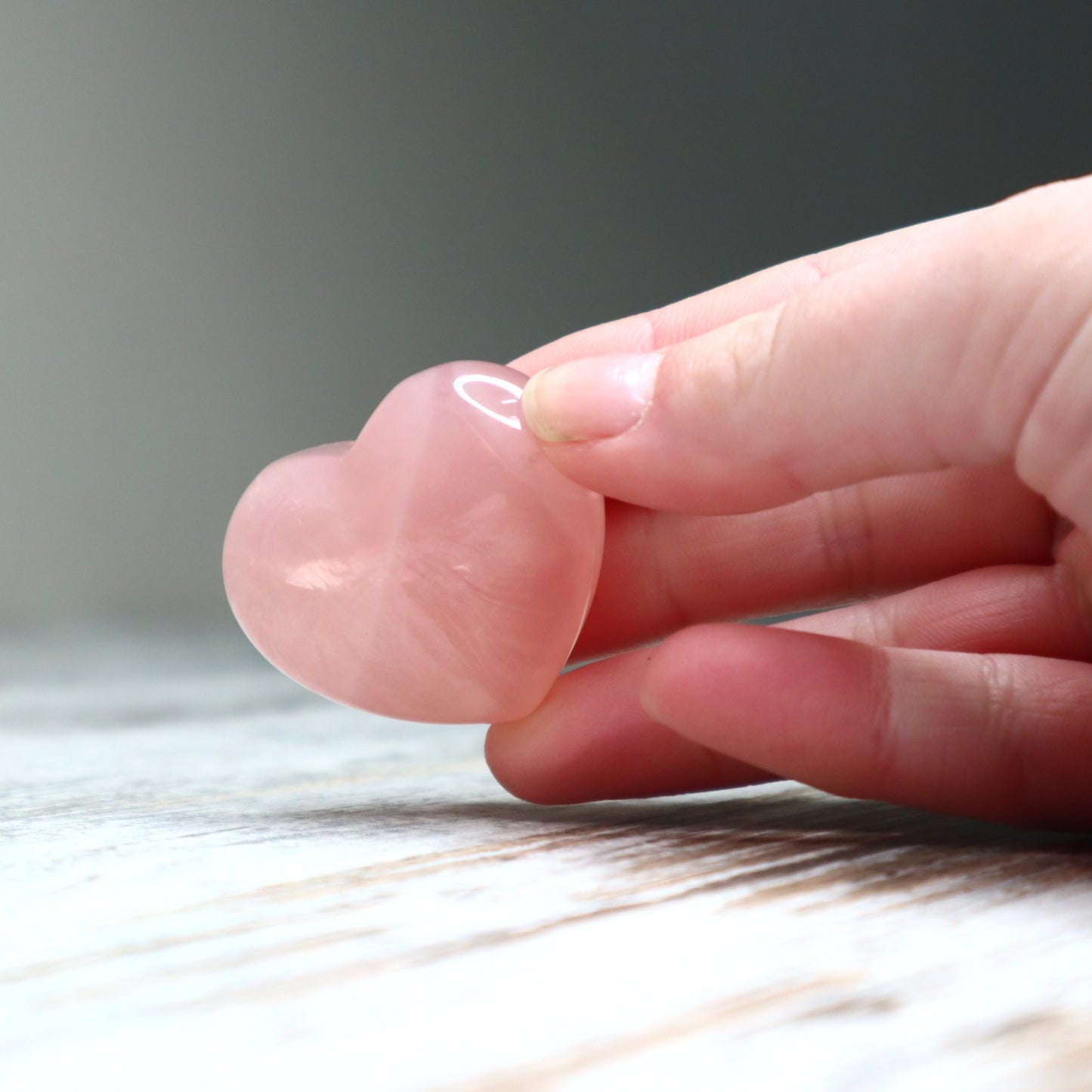 Rose Quartz Mini Heart | Love, Compassion & Emotional Healing
