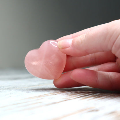 Rose Quartz Mini Heart | Love, Compassion & Emotional Healing