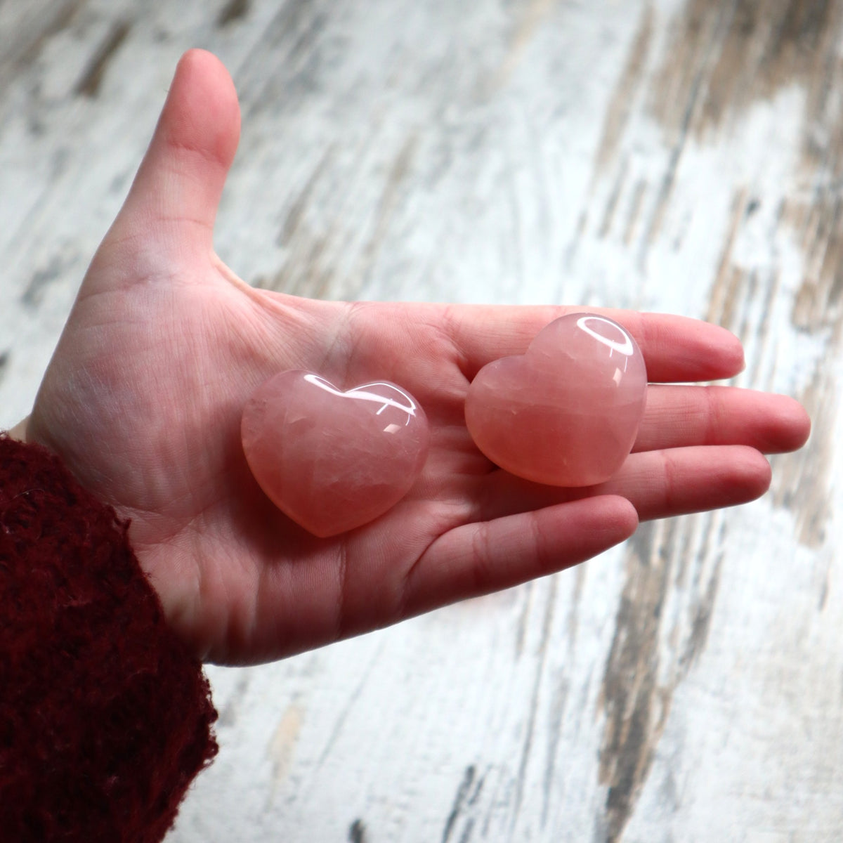Rose Quartz Mini Heart | Love, Compassion &amp; Emotional Healing