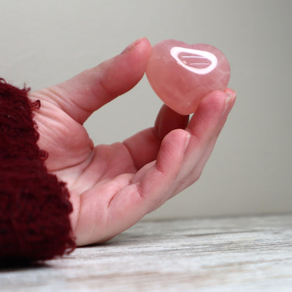 Rose Quartz Mini Heart | Love, Compassion & Emotional Healing