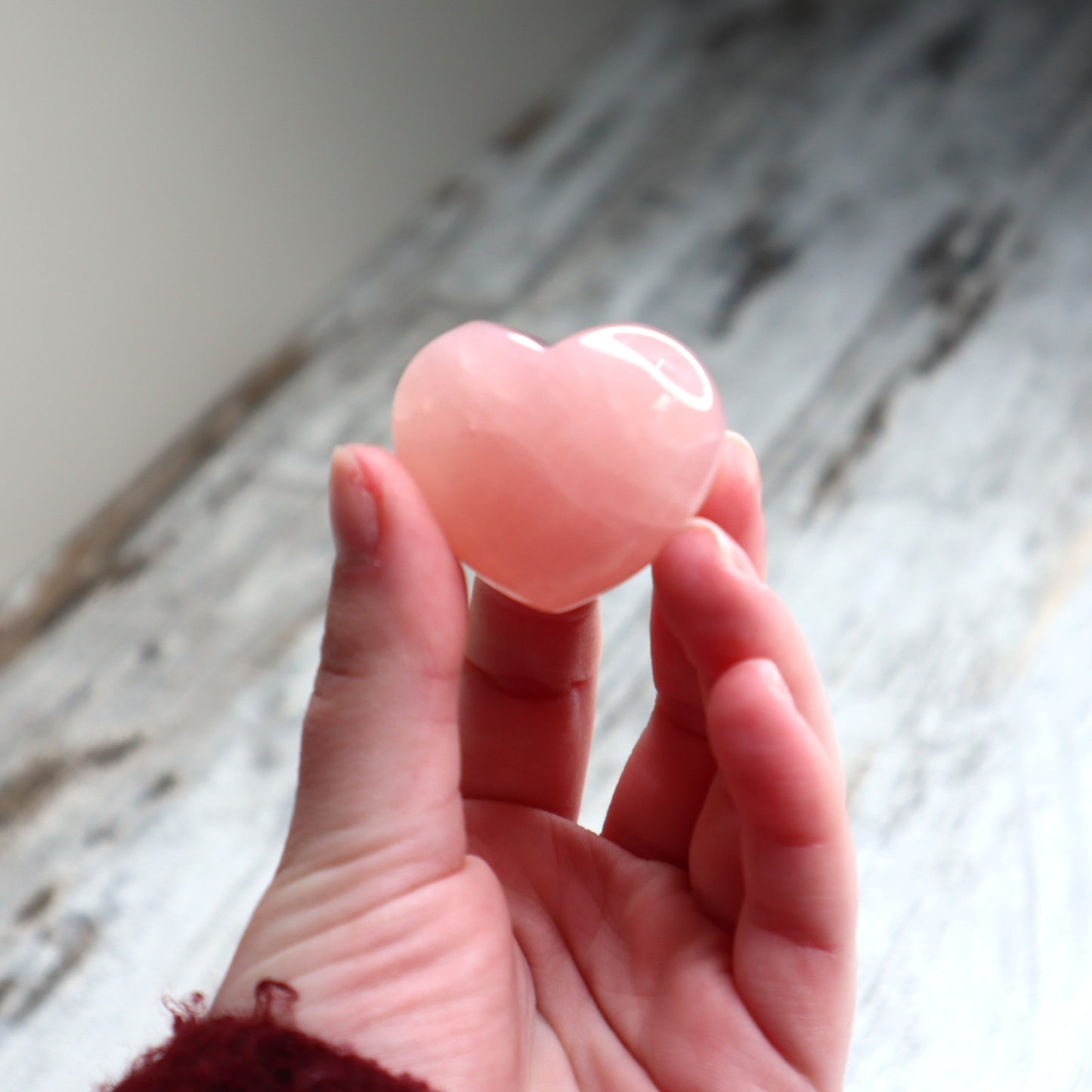Rose Quartz Mini Heart | Love, Compassion & Emotional Healing