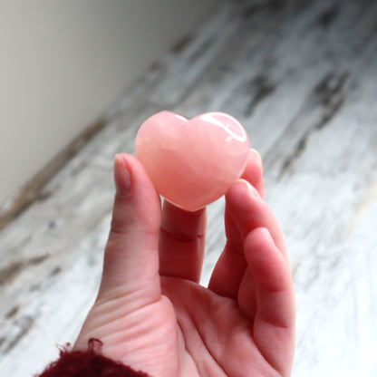 Rose Quartz Mini Heart | Love, Compassion & Emotional Healing