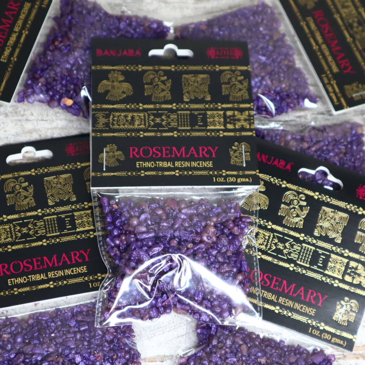 Banjara Rosemary Resin Incense 30g | Cleansing, Clarity &amp; Protection