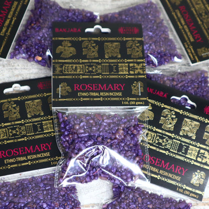 Banjara Rosemary Resin Incense 30g | Cleansing, Clarity &amp; Protection