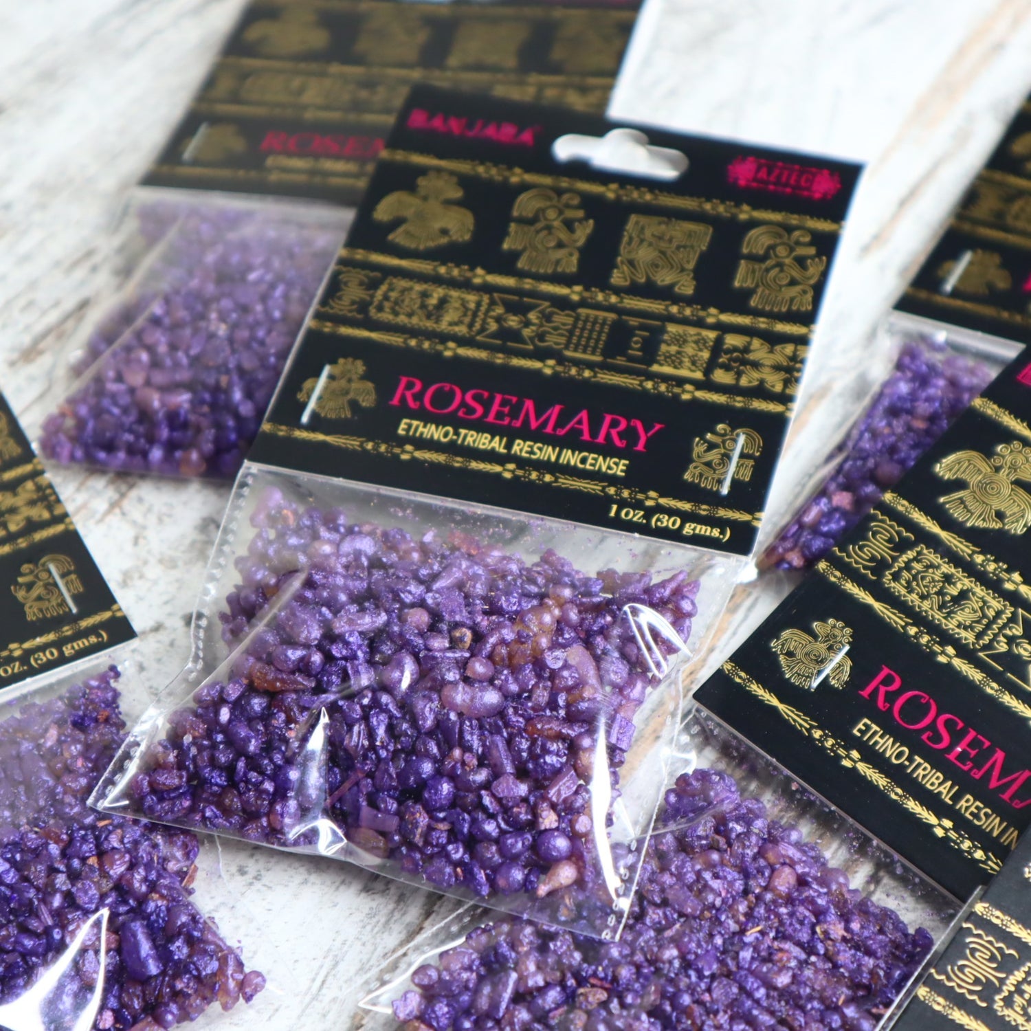 Banjara Rosemary Resin Incense 30g | Cleansing, Clarity &amp; Protection
