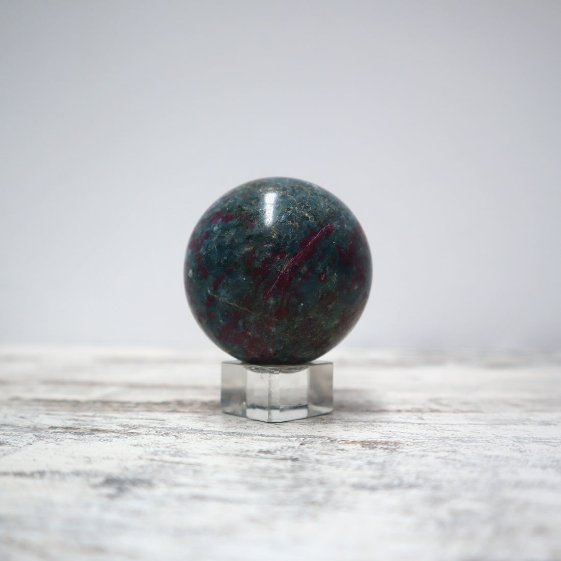 Ruby Kyanite Sphere | Passion, Protection &amp; Energetic Alignment