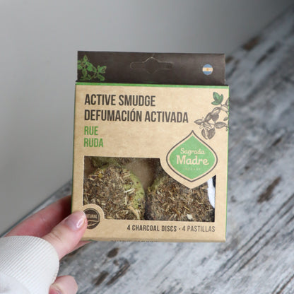 Sagrada Madre Rue Charcoal Discs | Protection, Purification &amp; Renewal