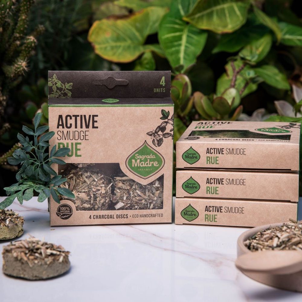 Sagrada Madre Rue Charcoal Discs | Protection, Purification &amp; Renewal