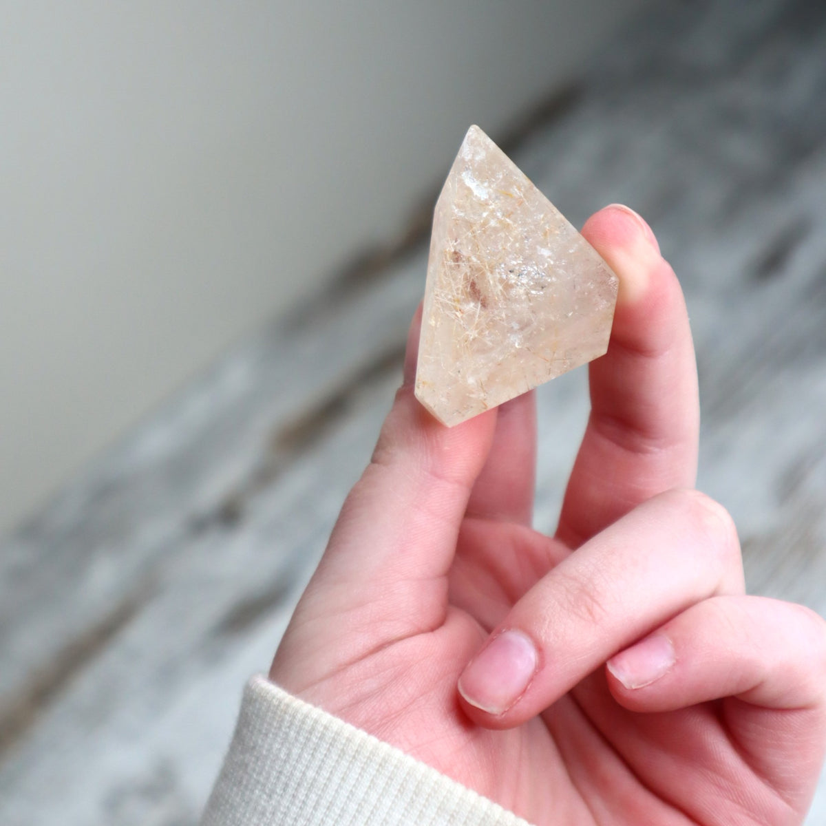Golden Rutilated Quartz Mini Freeform | Clarity, Divine Guidance &amp; Manifestation