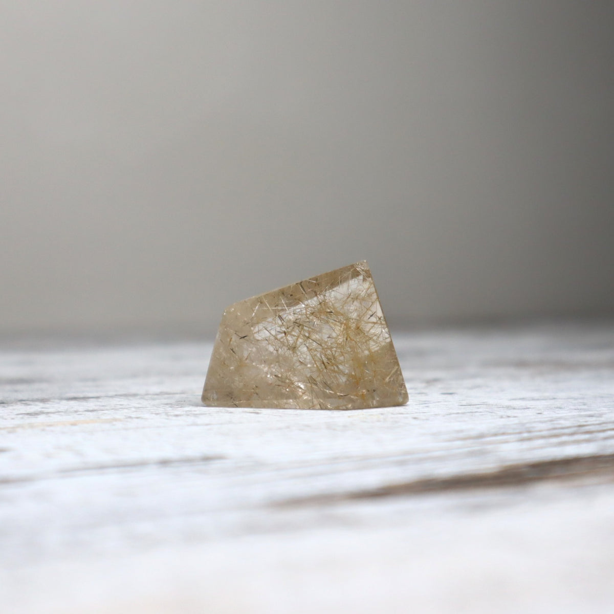 Golden Rutilated Quartz Mini Freeform | Manifestation, Focus &amp; Positive Energy
