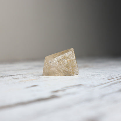 Golden Rutilated Quartz Mini Freeform | Manifestation, Focus & Positive Energy