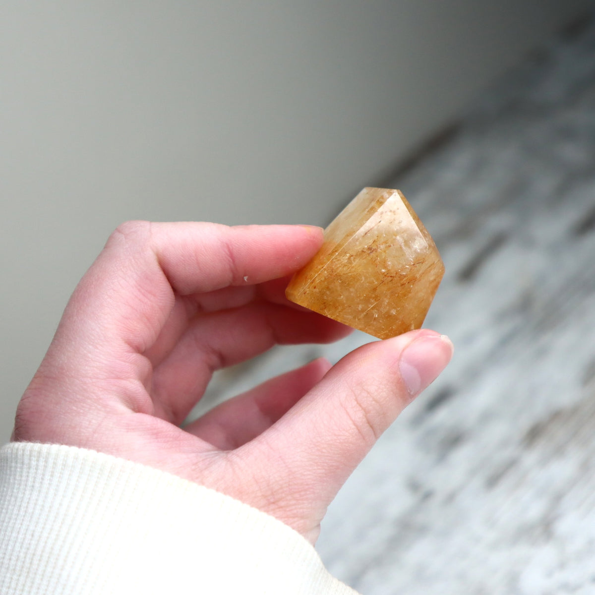 Golden Rutilated Quartz Mini Freeform | Motivation, Abundance &amp; Inner Strength