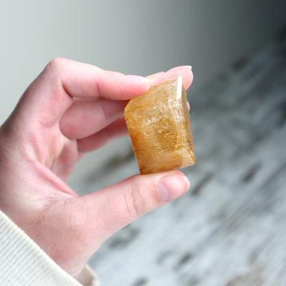 Golden Rutilated Quartz Mini Freeform | Prosperity, Confidence & Inspired Action