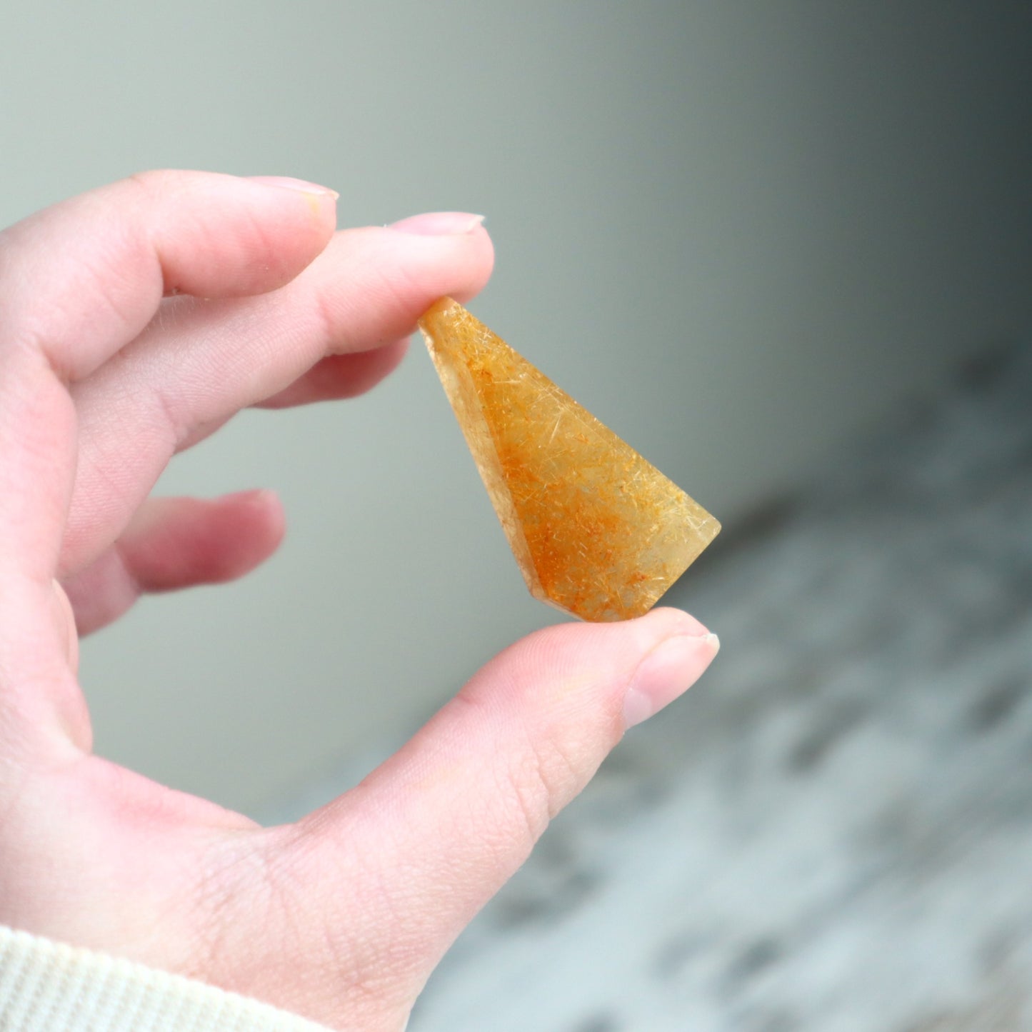 Golden Rutilated Quartz Mini Freeform | Clarity, Prosperity & Focused Intention