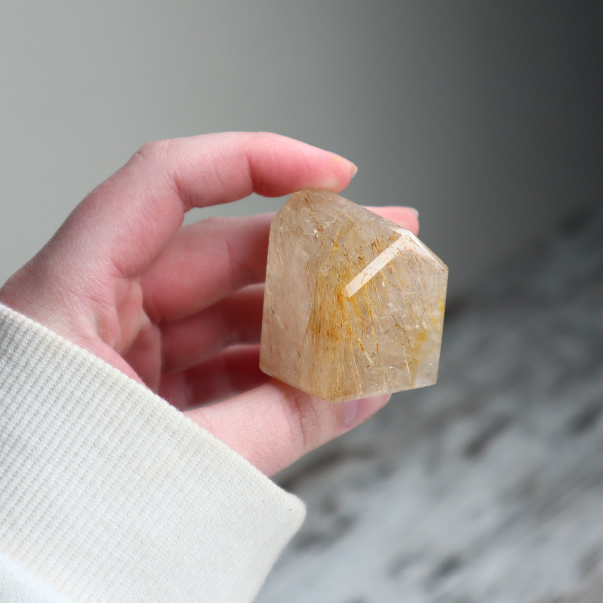 Golden Rutilated Quartz Freeform | Radiant Clarity, Abundance &amp; Purpose