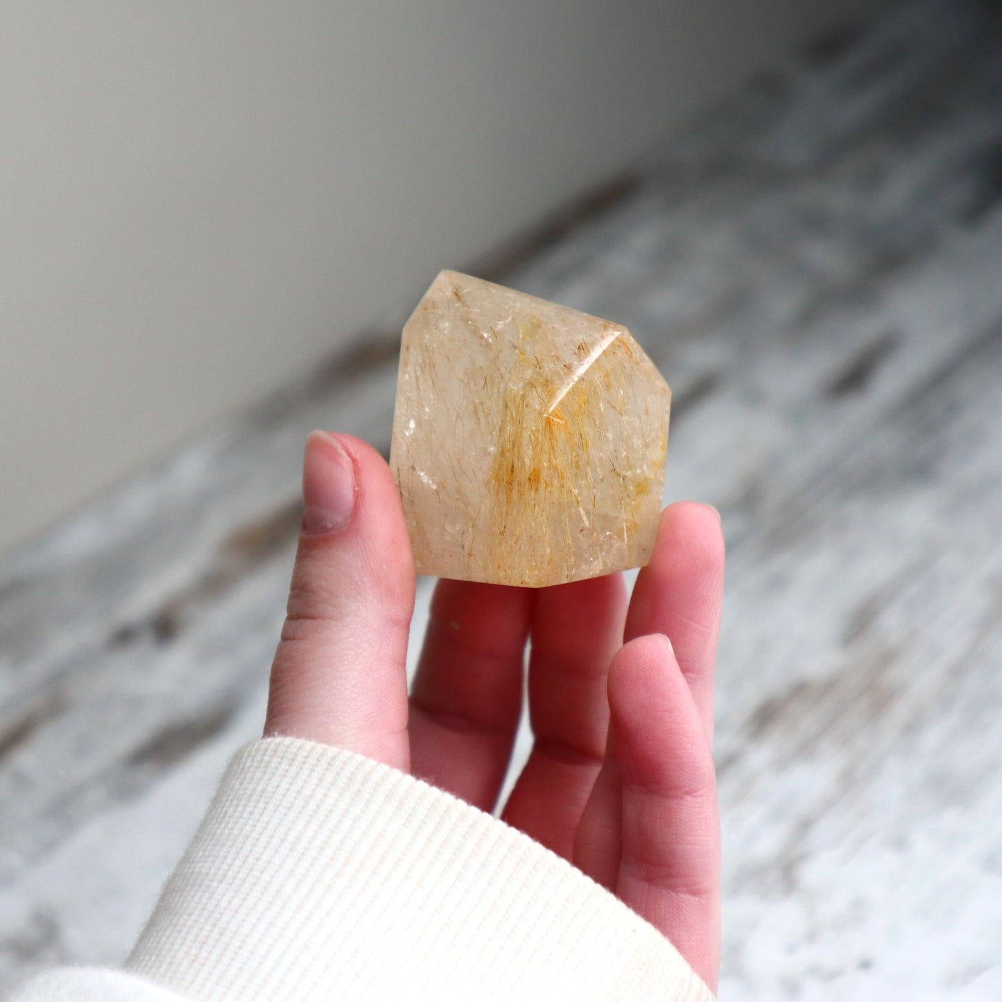 Golden Rutilated Quartz Freeform | Radiant Clarity, Abundance & Purpose
