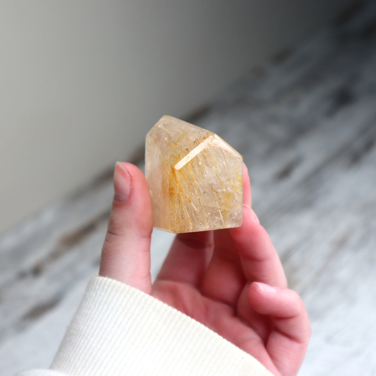 Golden Rutilated Quartz Freeform | Radiant Clarity, Abundance &amp; Purpose