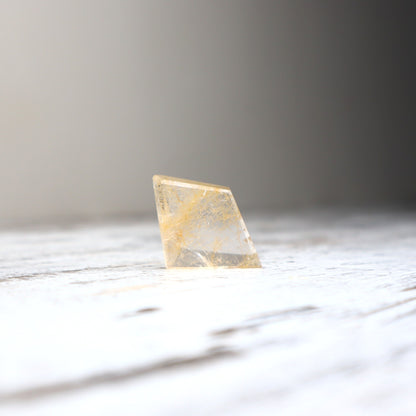 Golden Rutilated Quartz Mini Freeform | Vision, Focus & Golden Opportunity