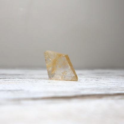 Golden Rutilated Quartz Mini Freeform | Vision, Focus & Golden Opportunity