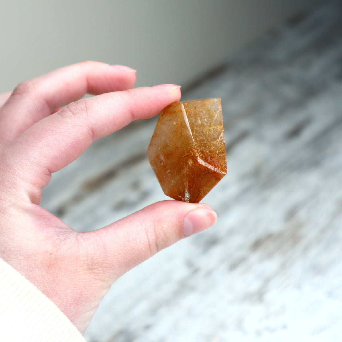 Golden Rutilated Quartz Mini Freeform | Confidence, Vitality &amp; Inspired Action