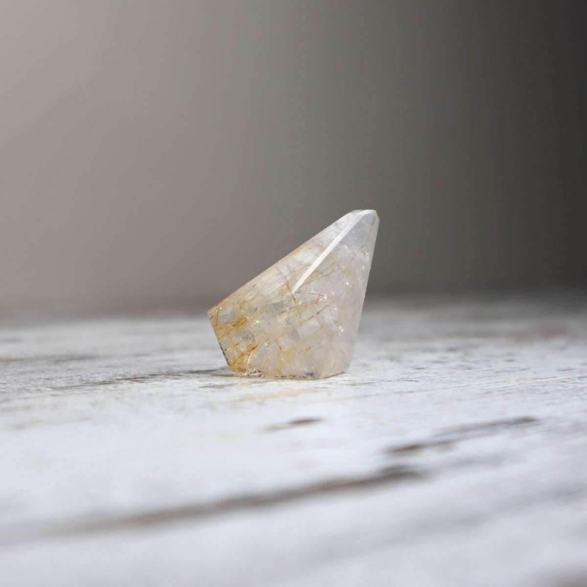 Golden Rutilated Quartz Mini Freeform | Clarity, Manifestation &amp; Inner Radiance