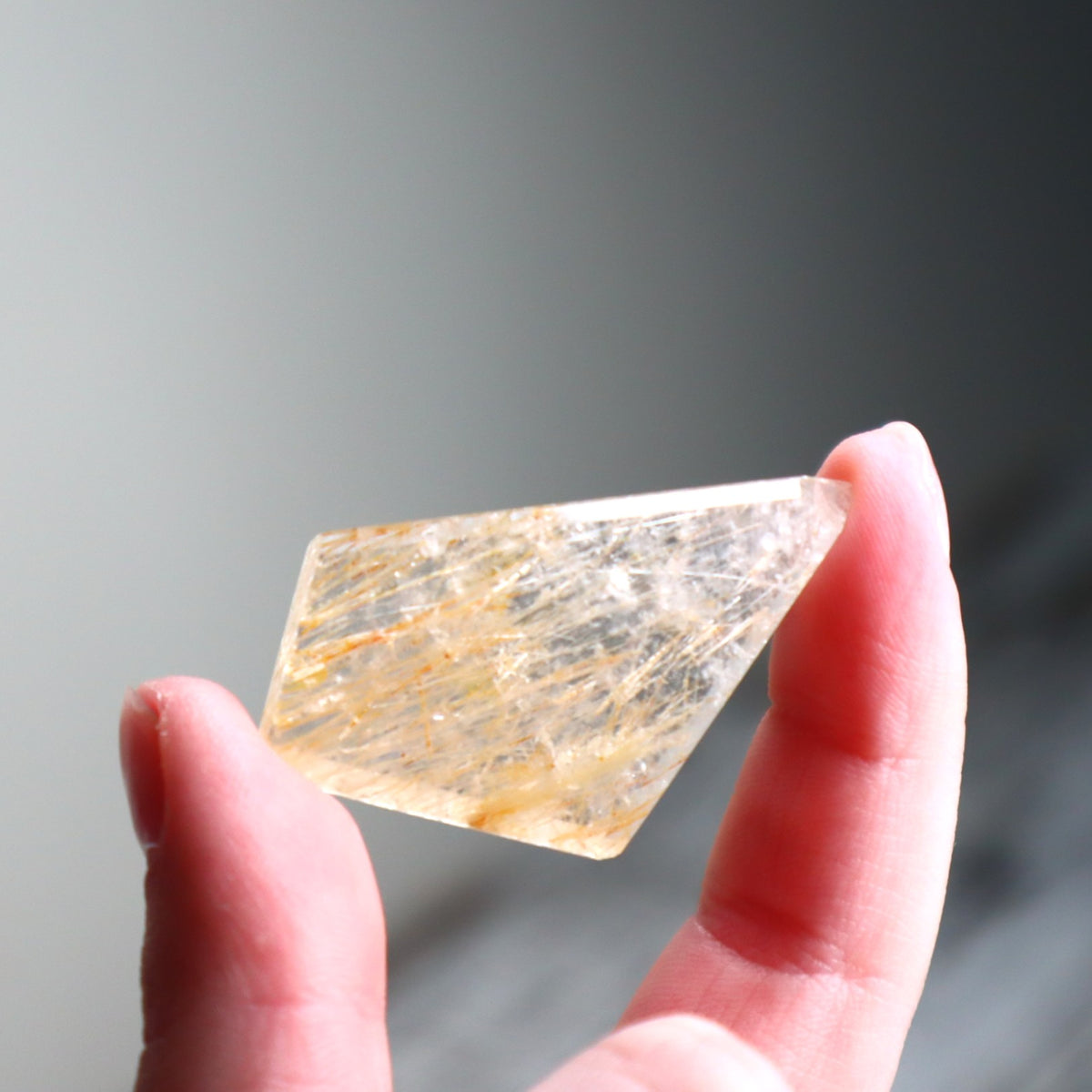 Golden Rutilated Quartz Mini Freeform | Mental Clarity, Optimism &amp; New Opportunities