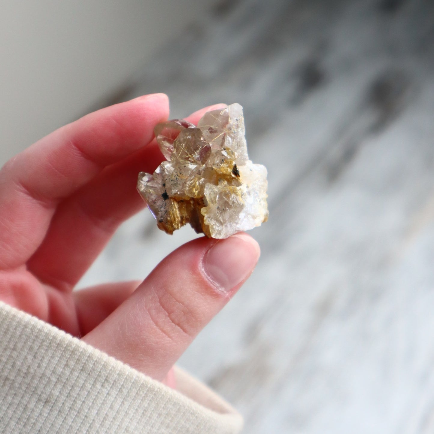 Golden Rutilated Quartz Raw | Abundance, Illumination & Empowerment