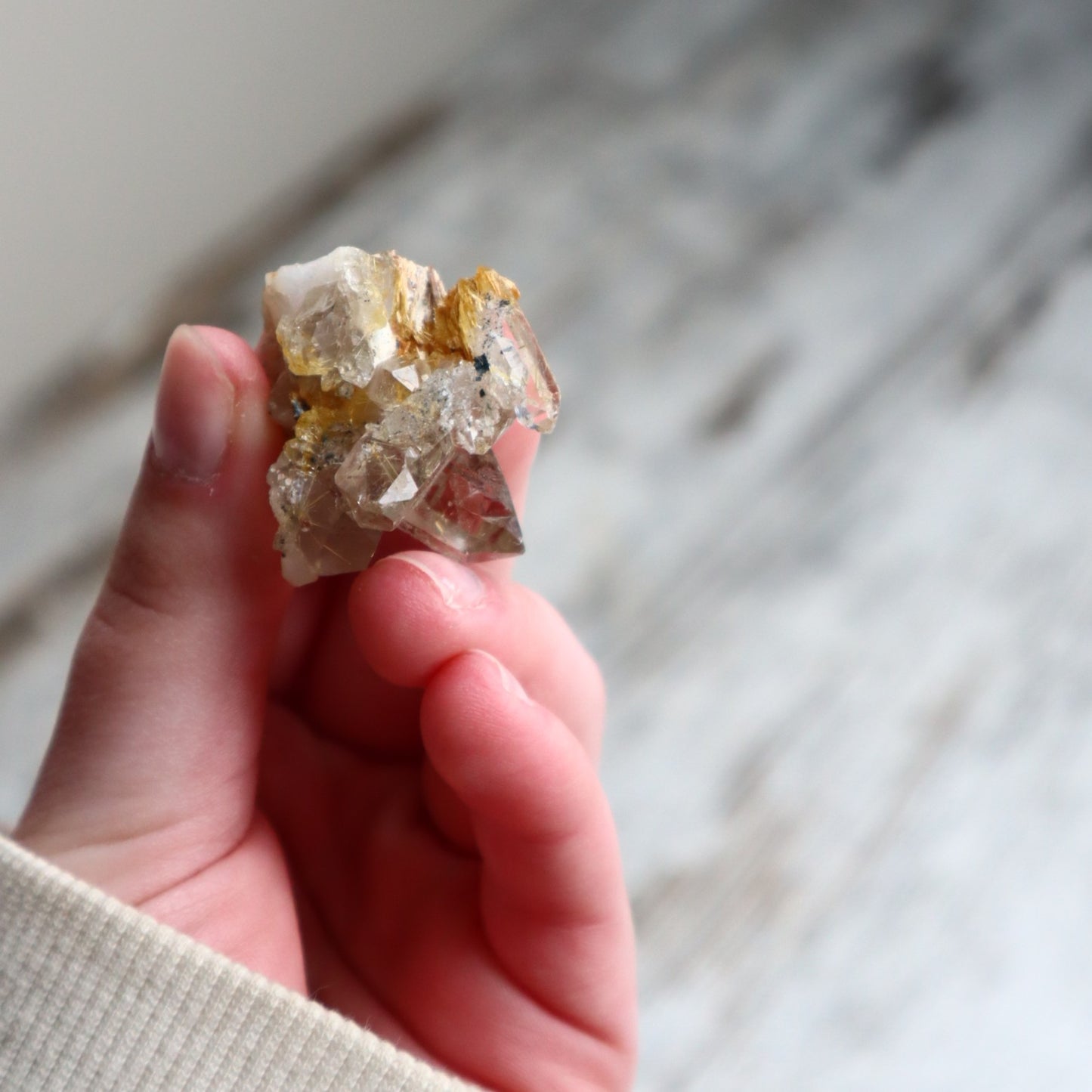 Golden Rutilated Quartz Raw | Abundance, Illumination & Empowerment