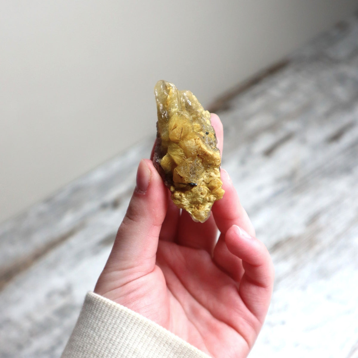 Golden Rutilated Quartz Raw | Abundance, Illumination &amp; Empowerment