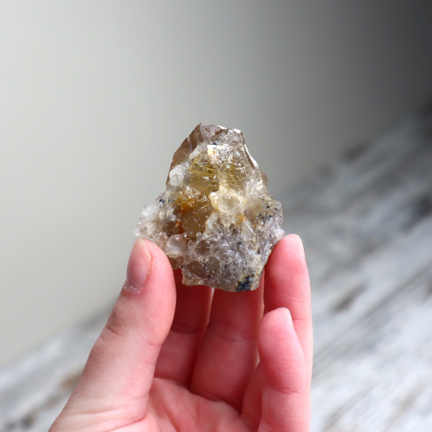 Golden Rutilated Quartz Raw | Abundance, Illumination & Empowerment
