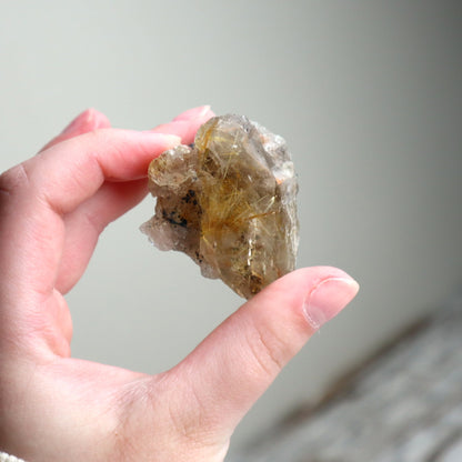 Golden Rutilated Quartz Raw | Abundance, Illumination & Empowerment