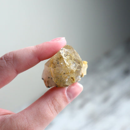 Golden Rutilated Quartz Raw | Abundance, Illumination & Empowerment