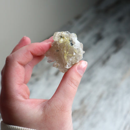 Golden Rutilated Quartz Raw | Abundance, Illumination & Empowerment