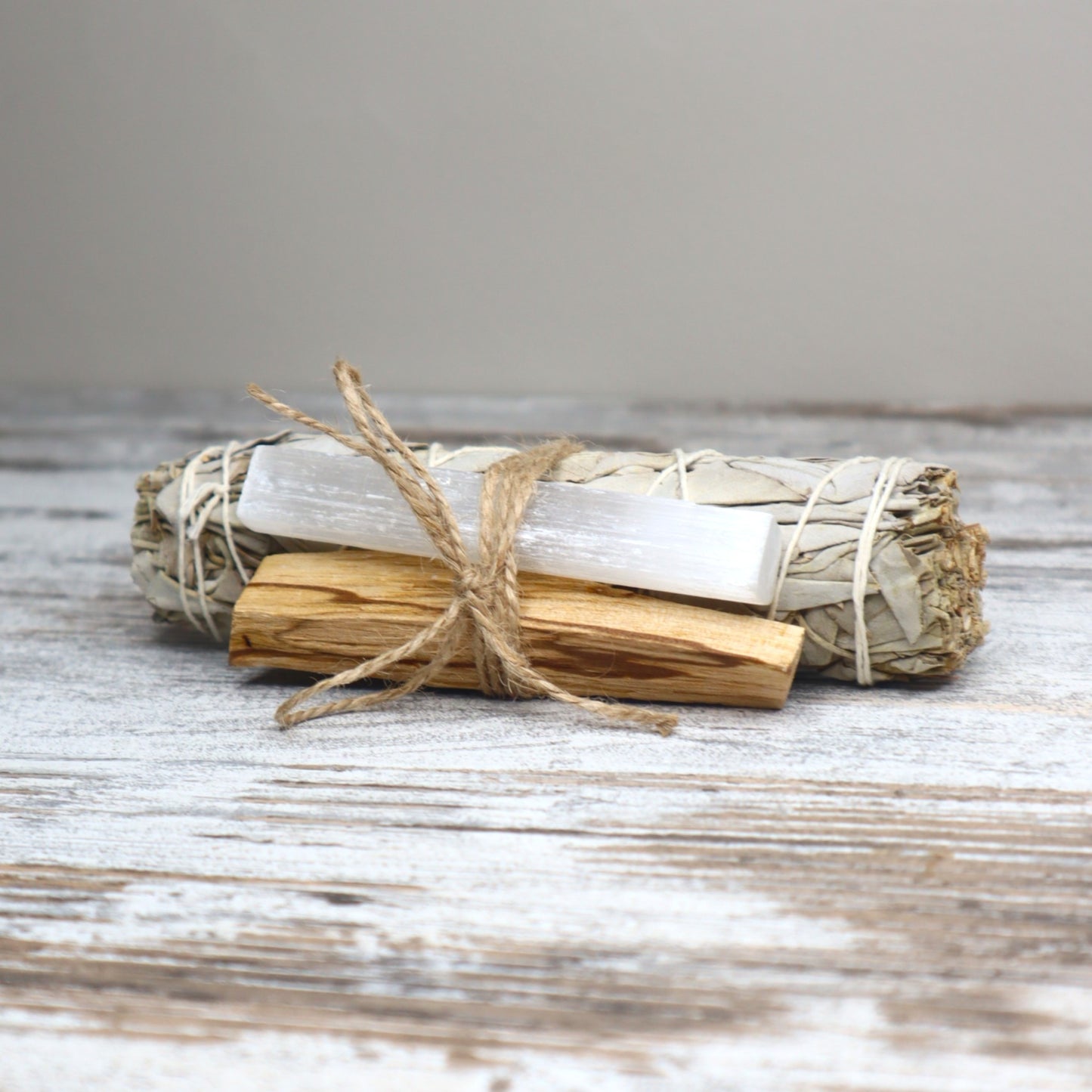 Cleansing Ritual Bundle | Sage, Palo Santo & Selenite