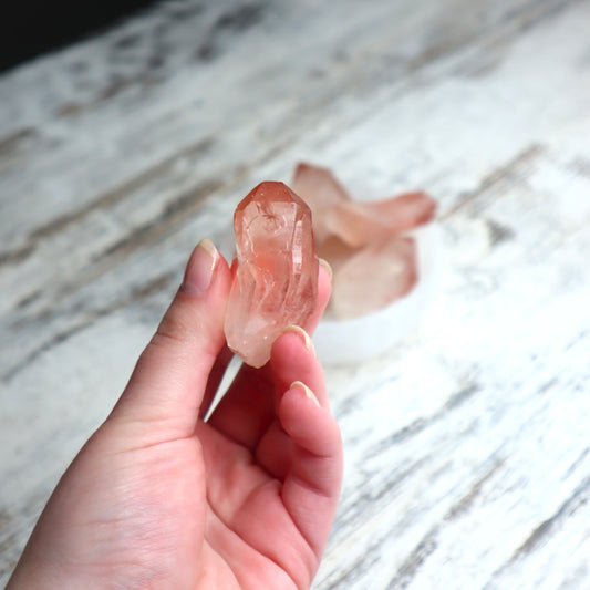 Scarlet Lemurian Quartz | Intuitively Chosen | Awakening, Soul Memory & Inner Fire