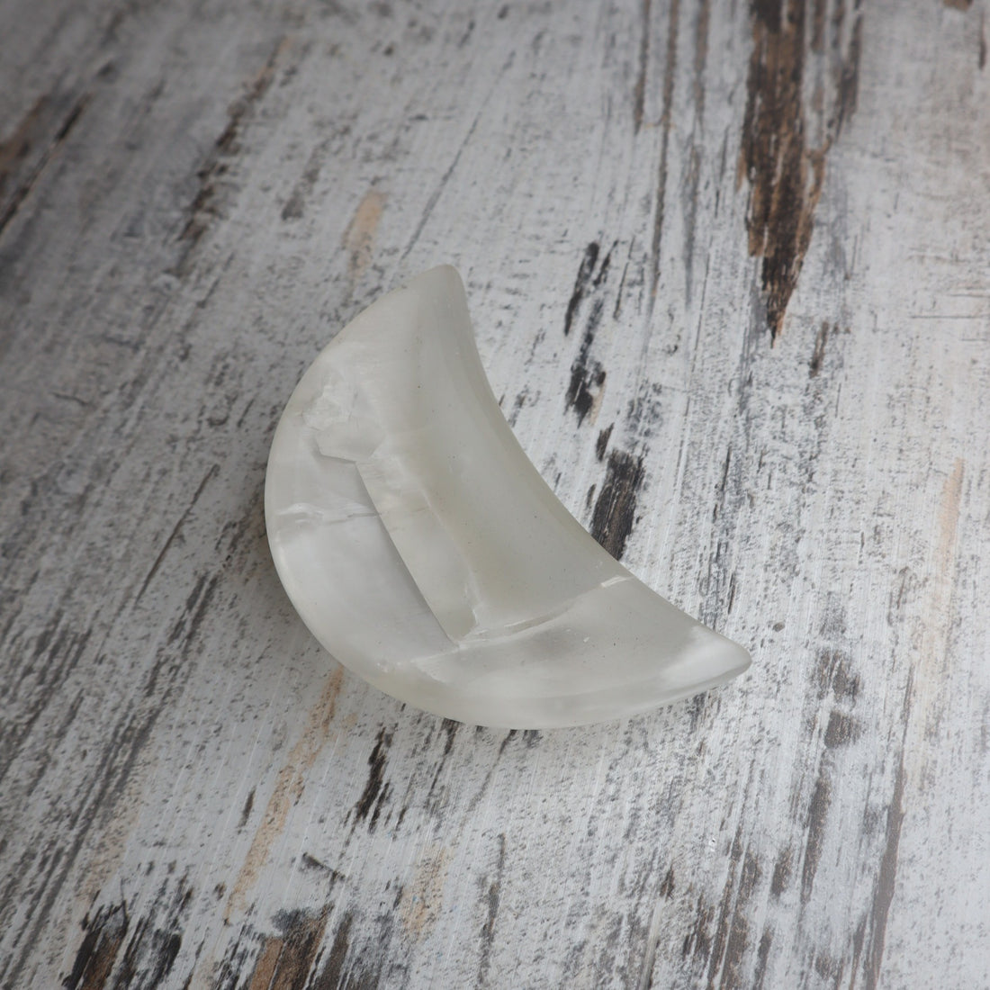 Selenite Moon Bowl | Cleansing Light &amp; Lunar Energy
